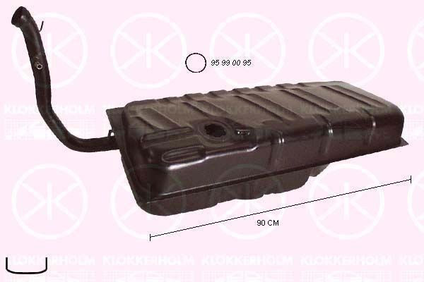KLOKKERHOLM Brændstoftank Varenummer: 9526019 billige