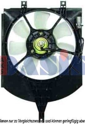 AKS DASIS Ventilator, radiator număr articol: 228044N ieftin