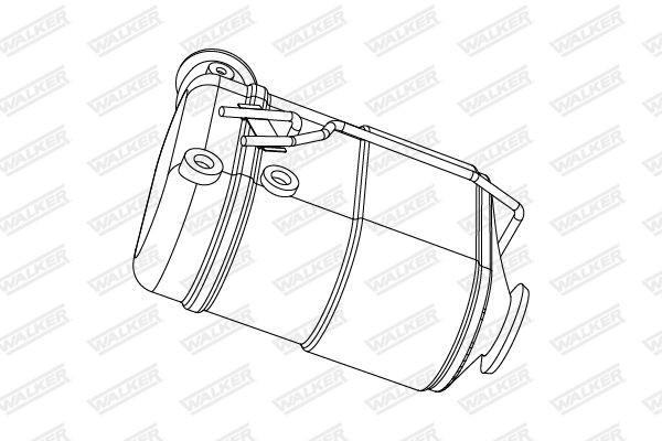 WALKER Partikelfilter (DPF) Artikelnummer: 73384 billigt