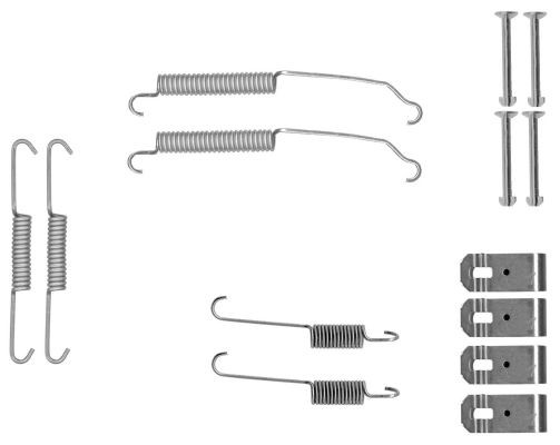 TEXTAR 97048000 Kit accessori, Ganasce freno 2 1.4 MZR-CD 68 CV Diesel 2015