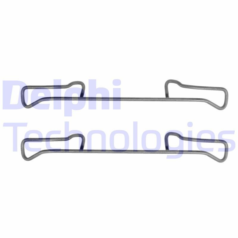 DELPHI LX0155 Monteringssæt til bremseklodser 106 1.6 i 101 HK Benzin 2005