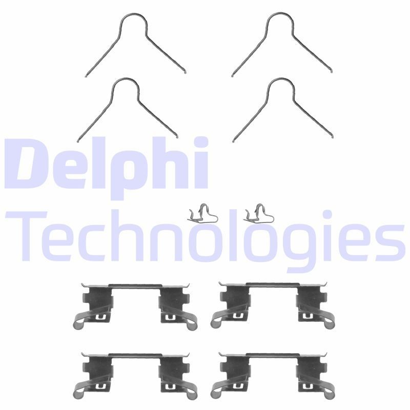DELPHI LX0253 Monteringssæt til bremseklodser MR 2 2.0 16V (SW20_) 170 HK Benzin 1999