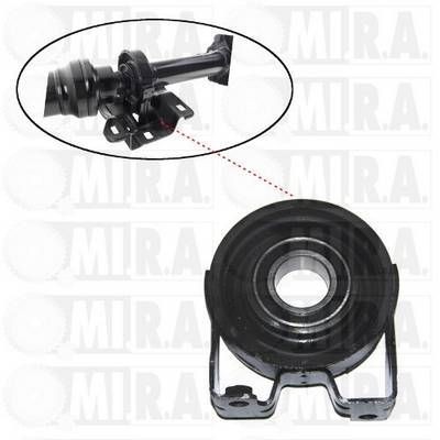 MI.R.A. 37/1548 Supporto albero trasmissione TOUAREG 3.6 V6 FSI 280 CV Benzina 2010