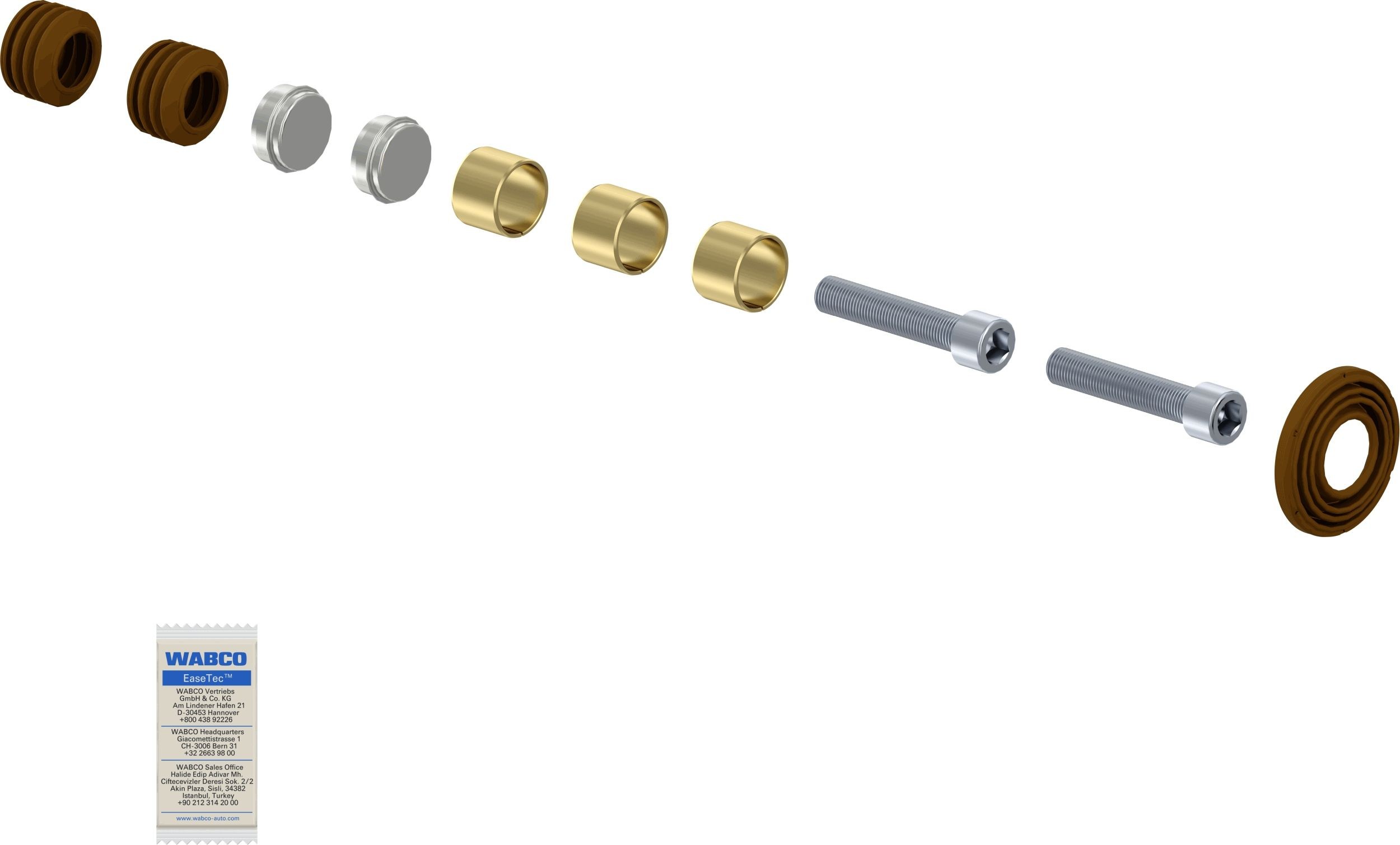 WABCO Reparasjonssett, bremsecaliper artikkelnummer: 6403179222 billig