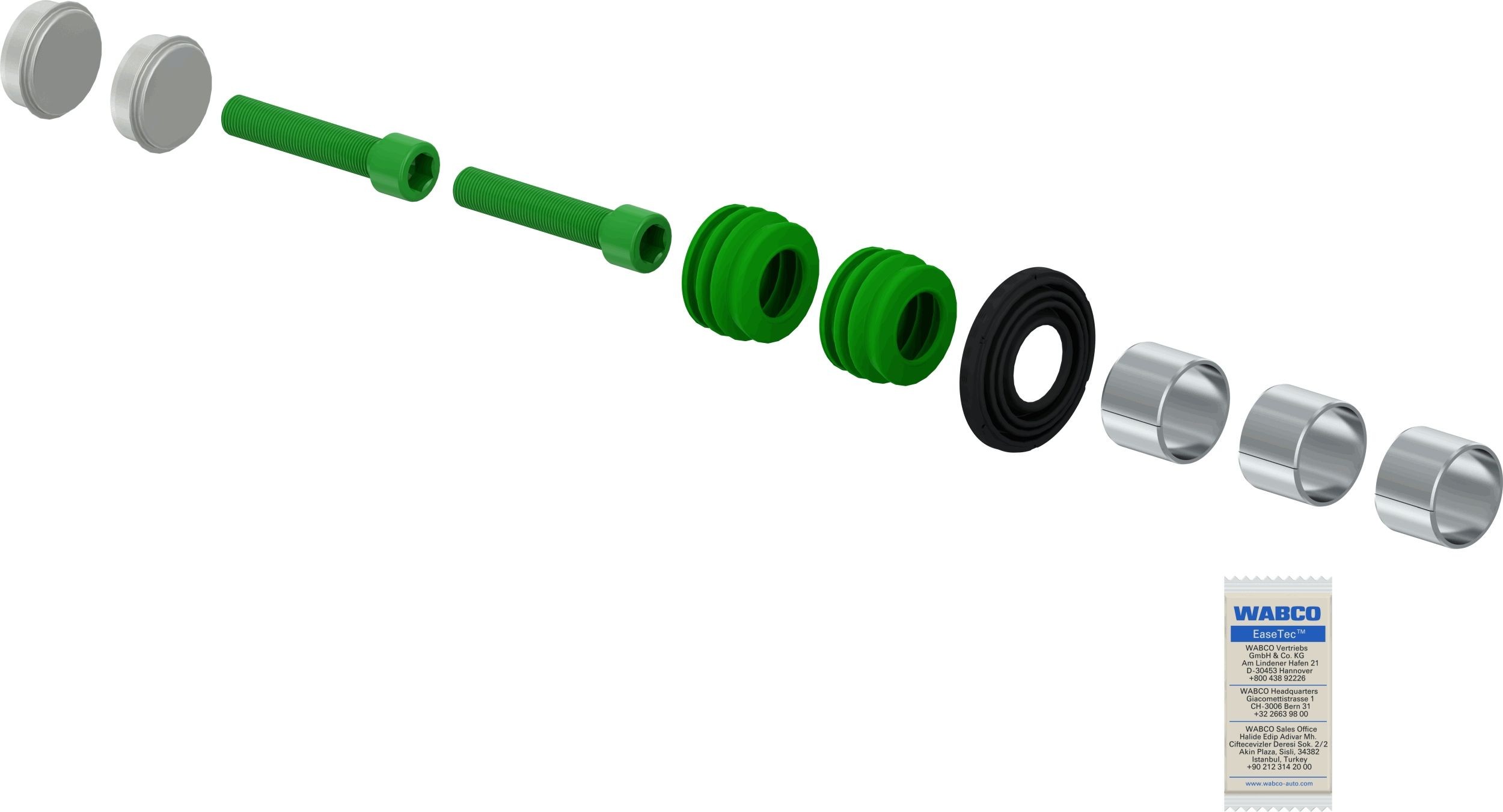 WABCO Renoveringssats, bromsok Artikelnummer: 6403199222 billigt