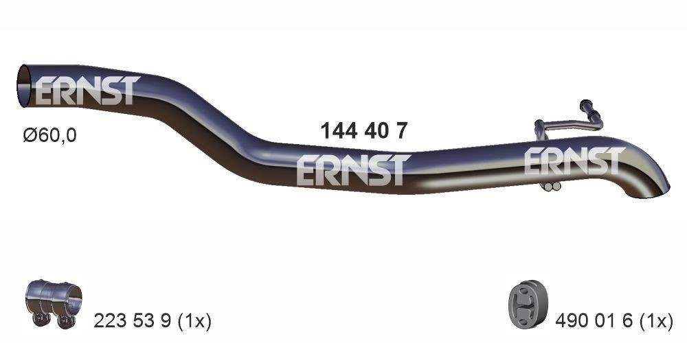 ERNST Udstødningsrør Varenummer: 144407 billige