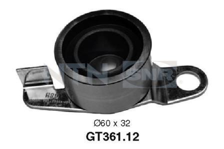 SNR Timing belt tensioner pulley Article number: GT361.12 cheaply