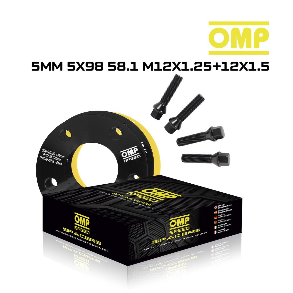OMP OMPS08930501 Wheel spacer SCUDO 2.0 JTD 94 PS Diesel 2006