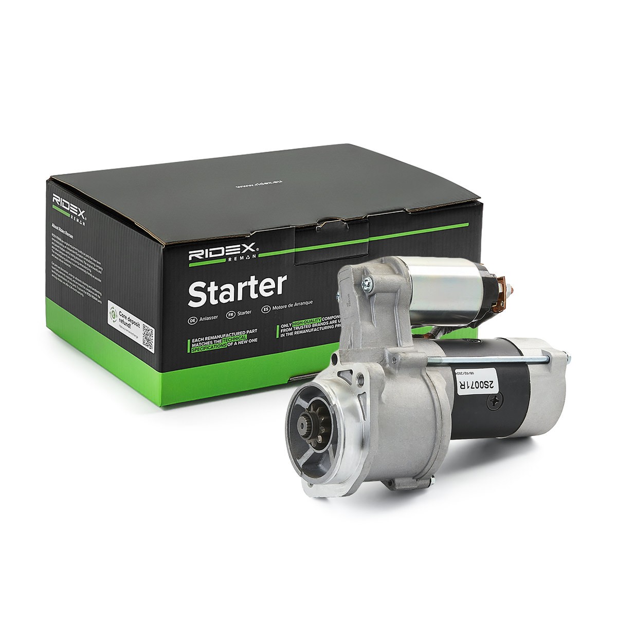 RIDEX REMAN Starter Artikli number: 2S0071R soodsalt
