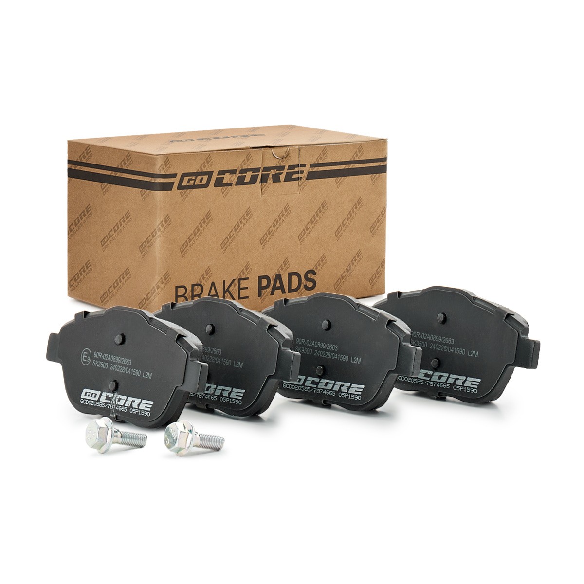 goCORE Plaquettes de frein UGS: GCD020585 à peu de frais