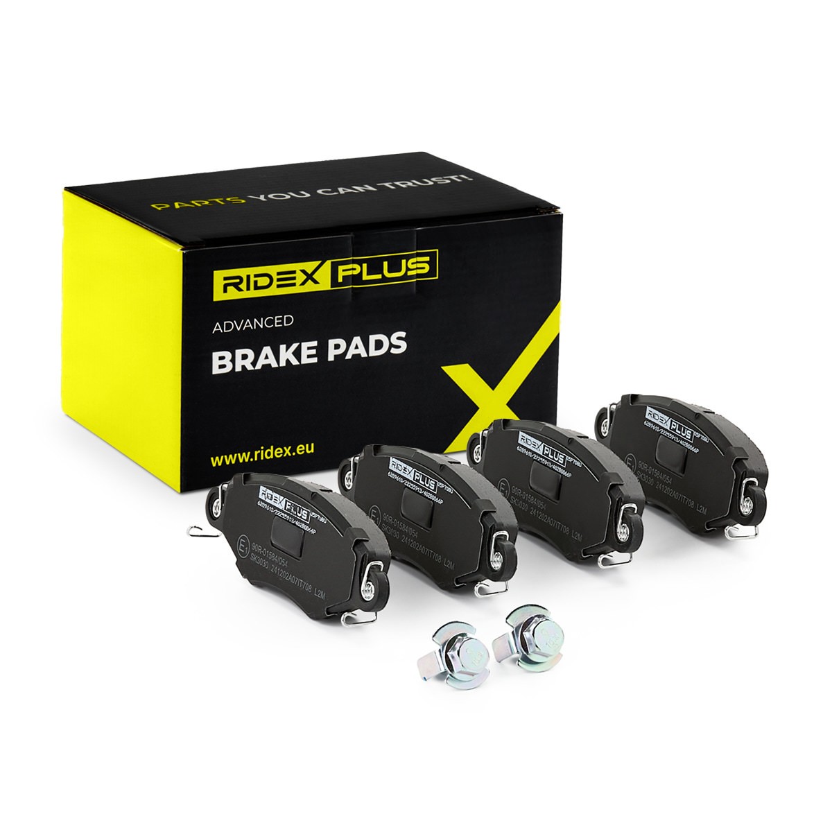 RIDEX PLUS Brake pad set Article number: 402B0066P cheaply