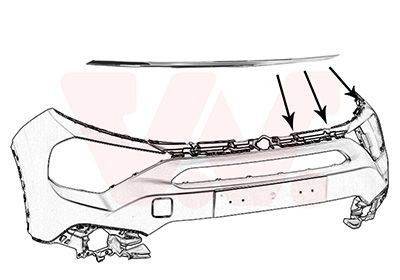 VAN WEZEL 0989583 Bumper moulding C4 ë-C4 (BCZKWC) 156 PS Electric