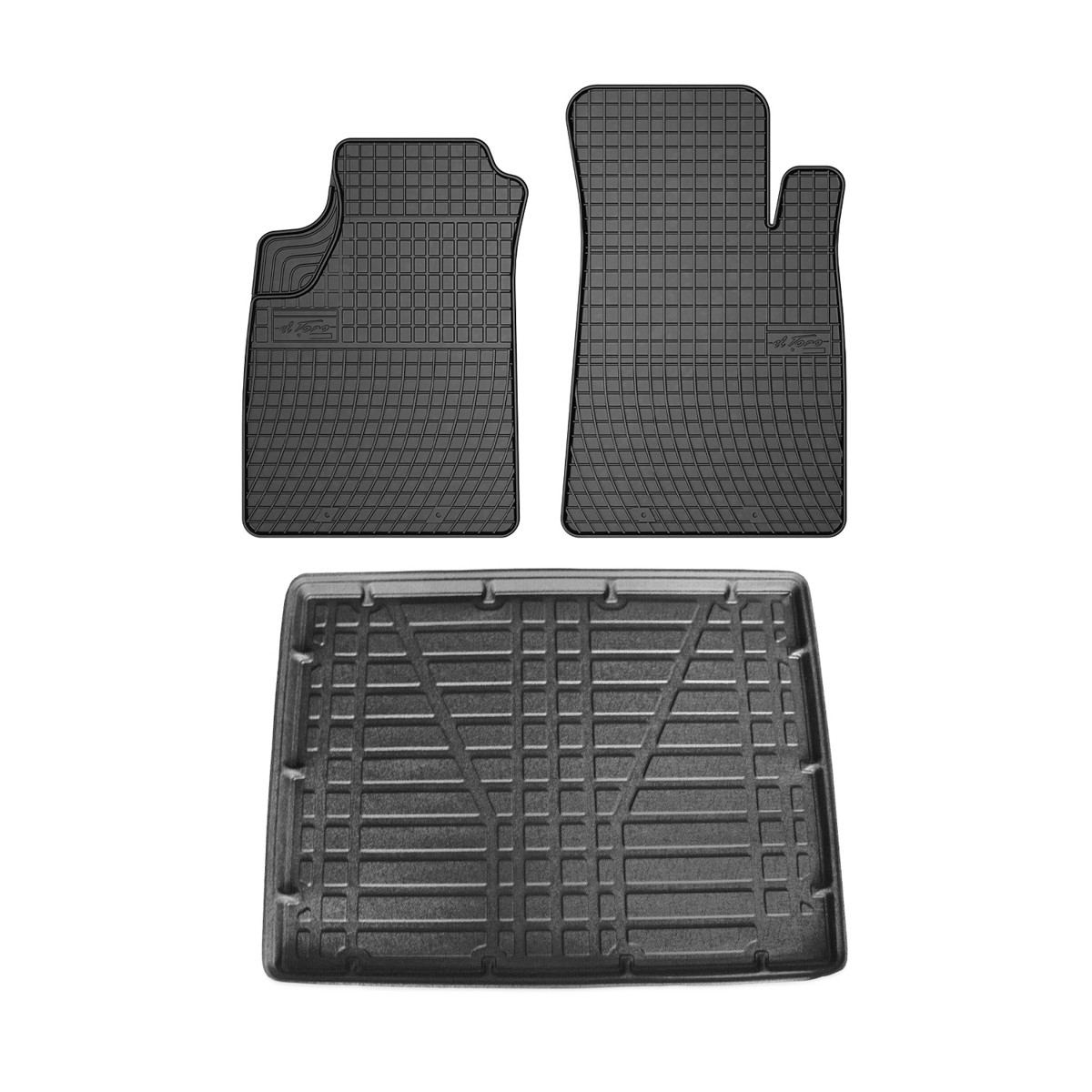 OMAC 6120YPS-485 Ensemble de tapis de sol KANGOO 1.5 dCi 68 CH Diesel