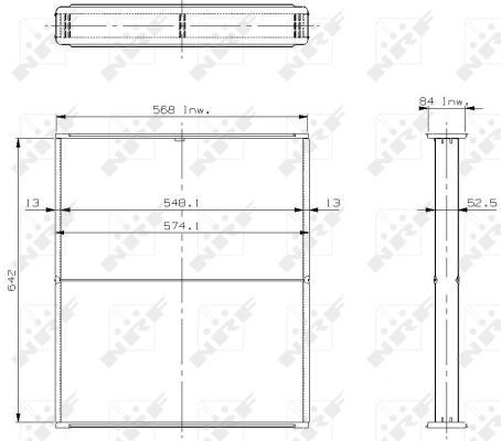NRF Intercooler UGS: 30124 à peu de frais