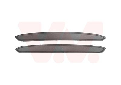 VAN WEZEL 0989550 Trim / Protective Strip Set, bumper C4 ë-C4 (BCZKWC) 156 PS Electric