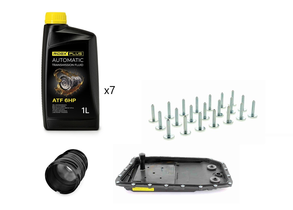 RIDEX PLUS Zestaw do wymiany oleju w skrzyni automatycznej Numer artykułu: 4921O0002P niedrogo