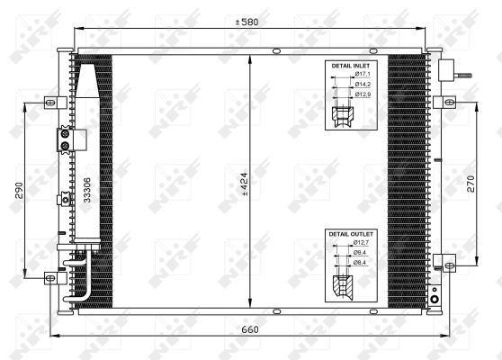 NRF Radiaator, mootorijahutus Artikli number: 53060 soodsalt