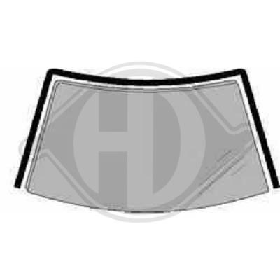 DIEDERICHS Pynte- / beskyttelseslist, frontrute artikkelnummer: 8306163 billig