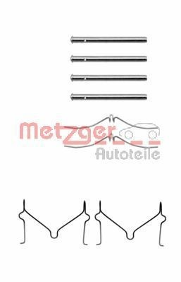 METZGER 109-1126 Monteringssæt til bremseklodser 323 1.6 (BG6Z) 84 HK Benzin 2000