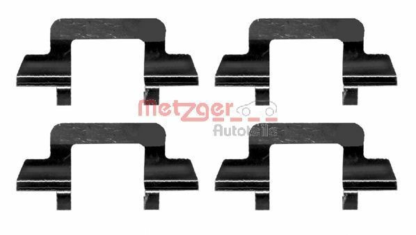 METZGER 109-1243 Monteringssæt til bremseklodser C3 1.4 HDi 75 HK Diesel 2013