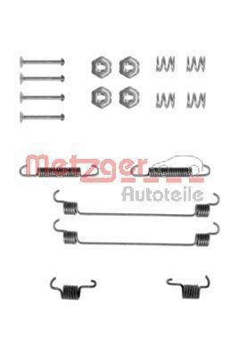 METZGER 105-0657 Kit accessori, Ganasce freno 33 1.4 i.e. 90 CV Benzina 1994