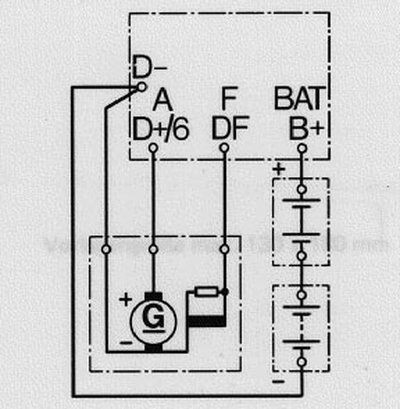 BOSCH Dynamoregulator artikkelnummer: 0 190 104 054 billig