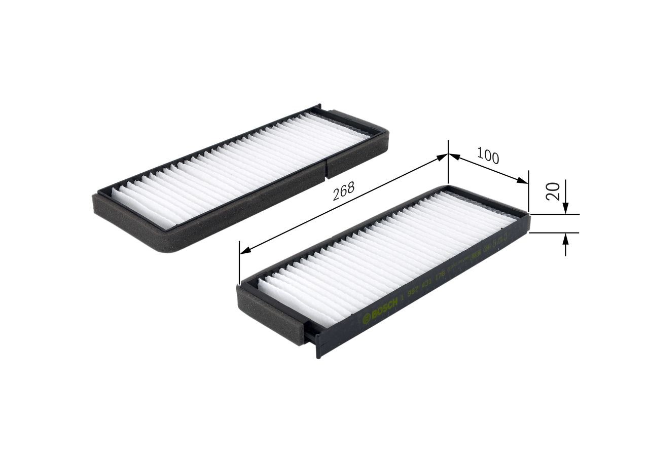 BOSCH Filtro de habitáculo Número de artículo: 1 987 431 176 a buen precio
