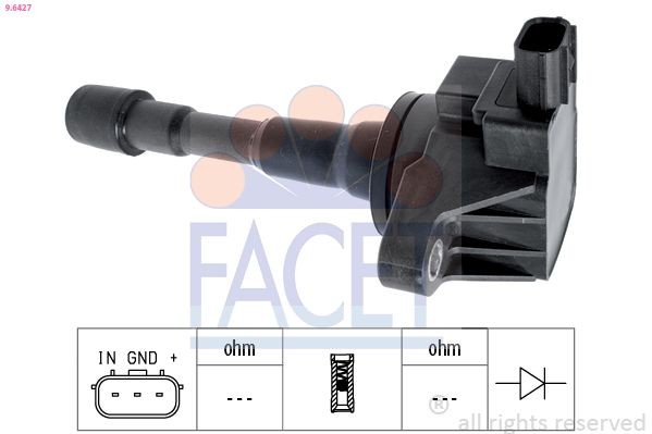 FACET HT.0650 Remonto komplektas, skirstytuvas 205 1.1 49 AG benzinas 1987