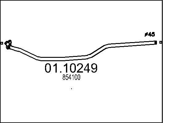 MTS Išleidimo kolektorius prekės numeris: 01.10249 nebrangu