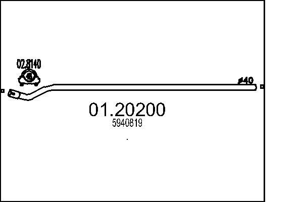 MTS Išleidimo kolektorius prekės numeris: 01.20200 nebrangu