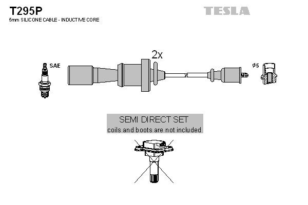 TESLA Kit de câbles d'allumage UGS: T295P à bon prix