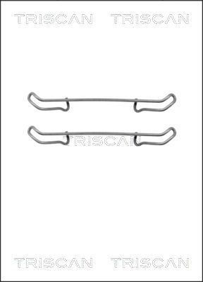 TRISCAN 8105 101508 Set accesorii, placute frana PALIO 1.3 JTD Multijet (178BYE1AAT) 69 CP motor diesel