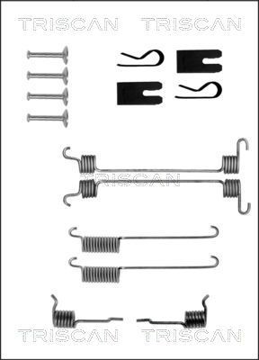 TRISCAN 8105 162590 Set accesorii, sabot de frana C-MAX 2.0 145 CP benzina 2010