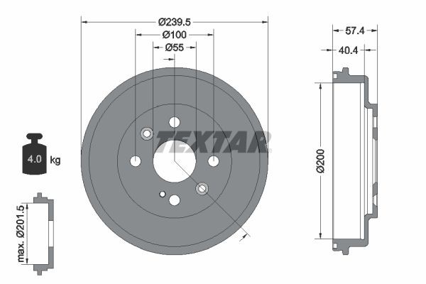 TEXTAR Bromstrumma Artikelnummer: 94038400 billigt
