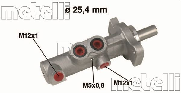 METELLI Peapiduri silinder Artikli number: 05-0425 soodsalt