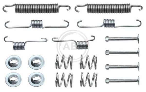 A.B.S. 0012Q Kit accessori, Ganasce freno MOVE 1.0 i 55 CV Benzina 2002