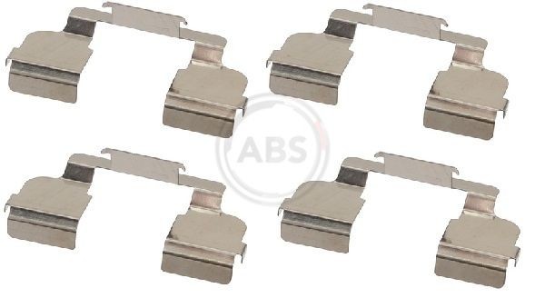 A.B.S. 1698Q Kit accessori, pastiglia freno LOGAN 1.4 MPI LPG 75 CV Benzina/Gasauto (GPL)