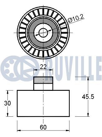 RUVILLE Motorophæng Varenummer: 325107 billige