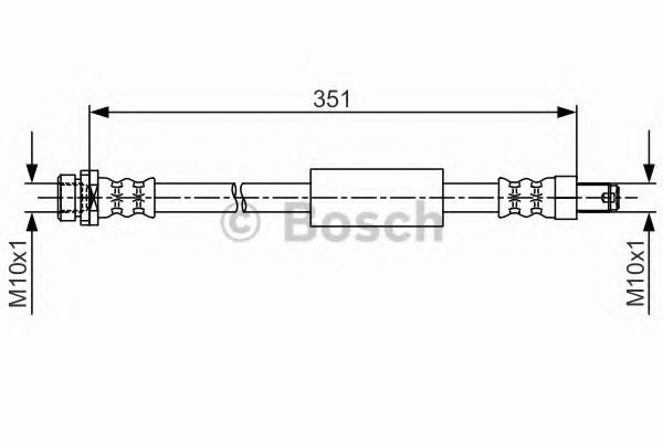 BOSCH Pidurivoolik Artikli number: 1 987 481 705 soodsalt