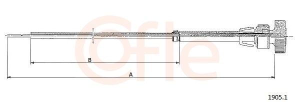 COFLE Starterkabel artikkelnummer: 1905.1 billig
