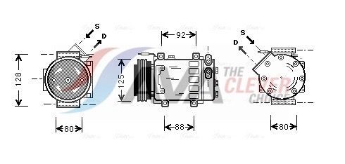 AVA COOLING SYSTEMS Alyvos aušintuvas, automatinė transmisija prekės numeris: RT3568 nebrangu