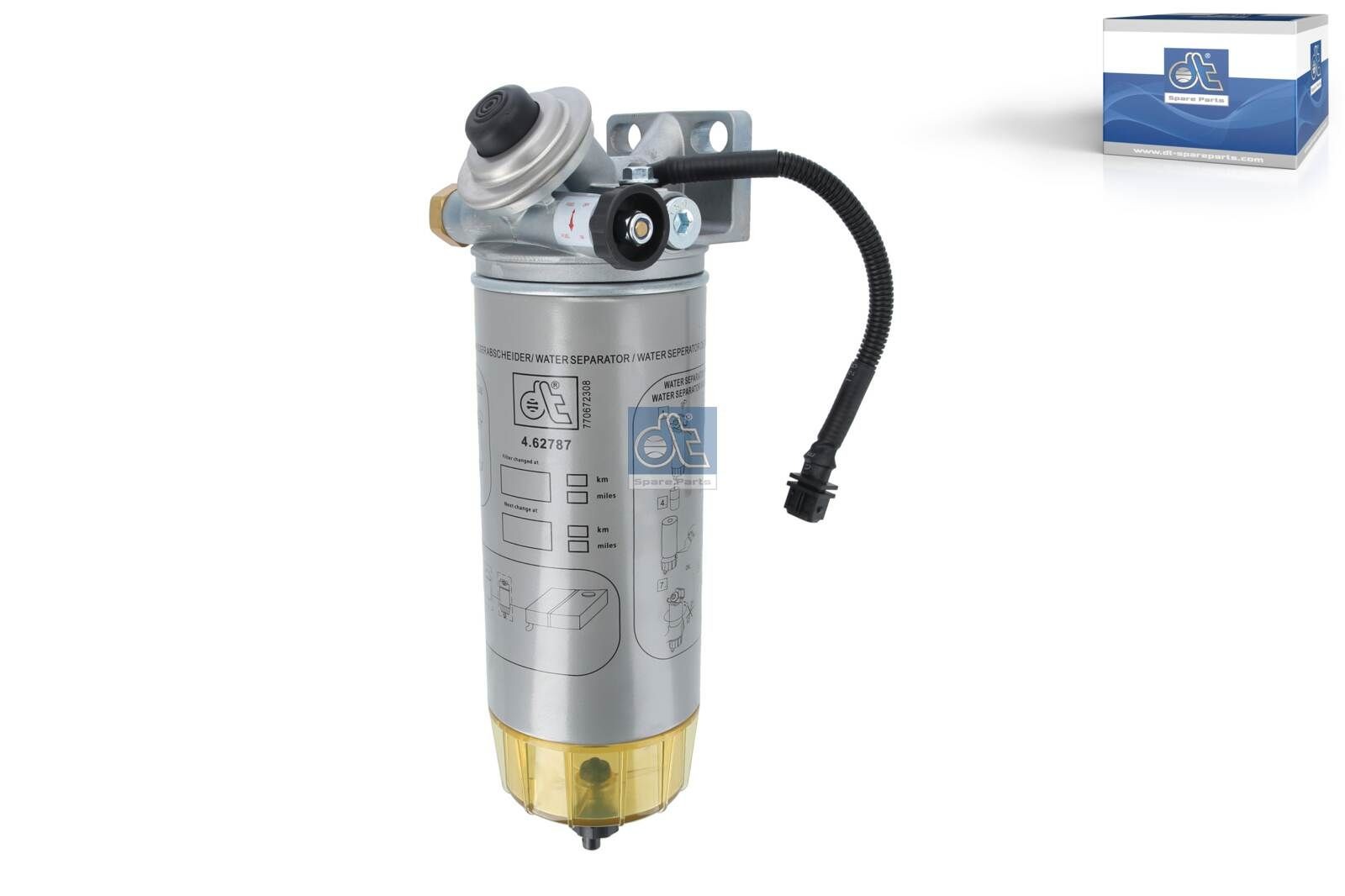 DT Spare Parts Drivstoff vannutskiller artikkelnummer: 4.62787 billig