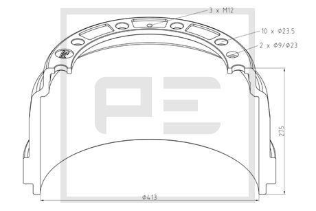 PETERS ENNEPETAL Tildekning artikkelnummer: 090.880-00A billig