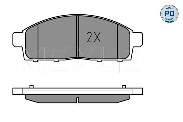 MEYLE Ventilplate, trykkluftkompressor artikkelnummer: 034 013 0028 billig