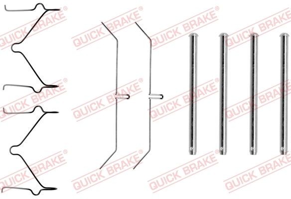 KAWE 109-1129 Set accesorii, placute frana CADDY 1.9 D 64 CP motor diesel 2000