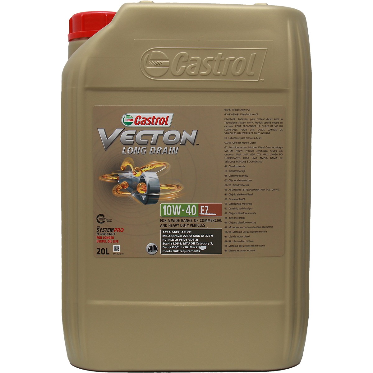 CASTROL Motorolja Vecton, Long Drain E7 Artikelnummer: 154BF1 billigt
