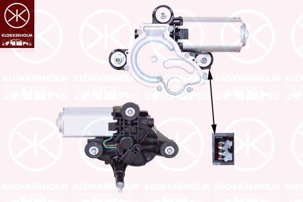 KLOKKERHOLM Motorhuv Artikelnummer: 2007281 billigt