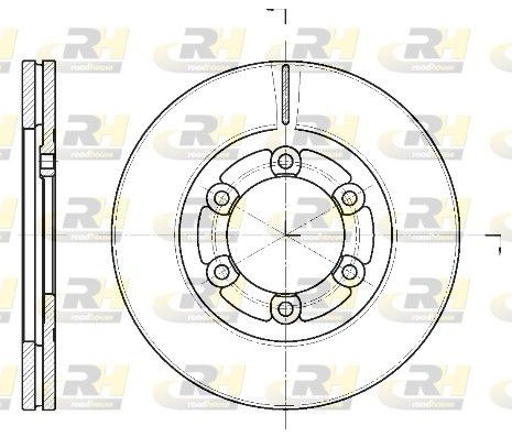 ROADHOUSE Brake disc Article number: 61139.10 cheaply