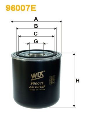 WIX FILTERS Air Dryer, compressed-air system Article number: 96007E cheaply
