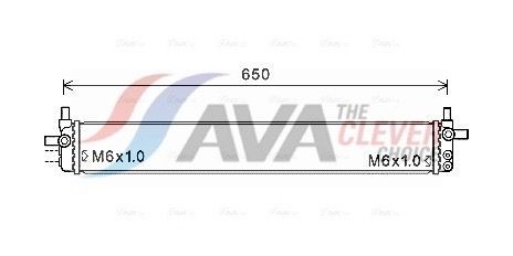 AVA COOLING SYSTEMS Cooler, drive battery Article number: TO2713 cheaply